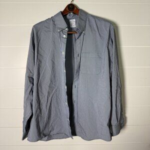 Brooks Brothers 1818 Regent Fit Navy & White Check Sz XXL